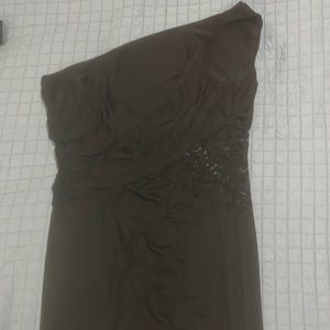 Size 8 Davids Bridal black bridesmaid dress